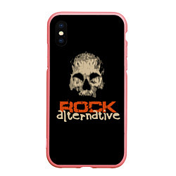 Чехол iPhone XS Max матовый ROCK ALTERNATIVE, цвет: 3D-баблгам