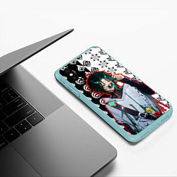 Чехол iPhone XS Max матовый Сяо модный парень Геншин импкт, цвет: 3D-мятный — фото 2