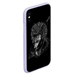 Чехол iPhone XS Max матовый BERSERK БЕРСЕРК МЕЧ, цвет: 3D-светло-сиреневый — фото 2