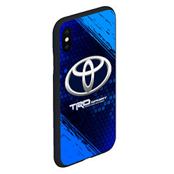 Чехол iPhone XS Max матовый ТОЙОТА TRD SPORT - Краска 9, цвет: 3D-черный — фото 2