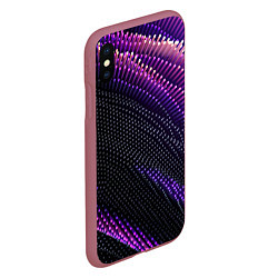 Чехол iPhone XS Max матовый Vanguard pattern Fashion 2023, цвет: 3D-малиновый — фото 2