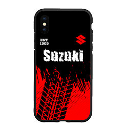 Чехол iPhone XS Max матовый SUZUKI Suzuki Est 1909 Шины