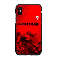 Чехол iPhone XS Max матовый GHOSTEMANE Пламя, цвет: 3D-черный