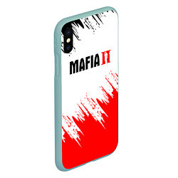 Чехол iPhone XS Max матовый Mafia 2 Мафия, цвет: 3D-мятный — фото 2