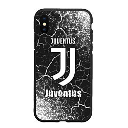 Чехол iPhone XS Max матовый ЮВЕНТУС Juventus - Арт, цвет: 3D-черный