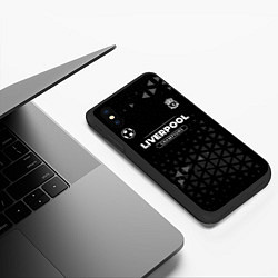 Чехол iPhone XS Max матовый Liverpool Форма Champions, цвет: 3D-черный — фото 2