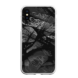 Чехол iPhone XS Max матовый Silencio Коллекция Get inspired! Fl-175-1-5-a-s, цвет: 3D-белый