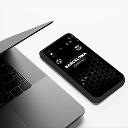 Чехол iPhone XS Max матовый Barcelona Форма Champions, цвет: 3D-черный — фото 2