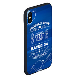 Чехол iPhone XS Max матовый Bayer 04 FC 1, цвет: 3D-черный — фото 2