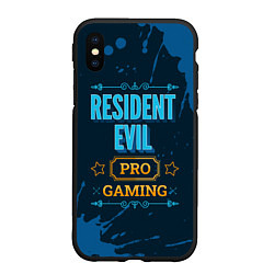 Чехол iPhone XS Max матовый Resident Evil Gaming PRO, цвет: 3D-черный