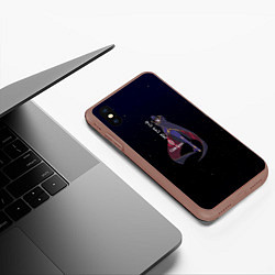 Чехол iPhone XS Max матовый Code Geass Зеро, цвет: 3D-коричневый — фото 2