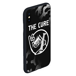 Чехол iPhone XS Max матовый The Cure КОТ Камуфляж, цвет: 3D-черный — фото 2