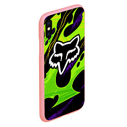 Чехол iPhone XS Max матовый FOX - MOTOCROSS, цвет: 3D-баблгам — фото 2