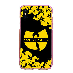 Чехол iPhone XS Max матовый Wu bats, цвет: 3D-розовый