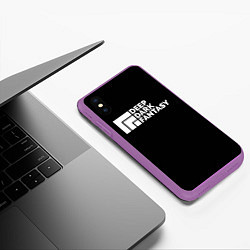 Чехол iPhone XS Max матовый Глубокие темные фантазии Гачи, цвет: 3D-фиолетовый — фото 2