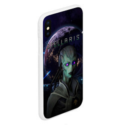 Чехол iPhone XS Max матовый STELLARIS СТЕЛЛАРИС, цвет: 3D-белый — фото 2