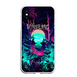 Чехол iPhone XS Max матовый WONDERLANDS Легендарный Лес, цвет: 3D-белый