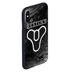 Чехол iPhone XS Max матовый DESTINY 2 Разводы, цвет: 3D-черный — фото 2