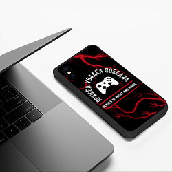 Чехол iPhone XS Max матовый Heroes of Might and Magic Пришел, Увидел, Победил, цвет: 3D-черный — фото 2