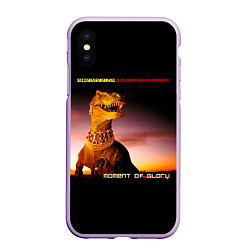 Чехол iPhone XS Max матовый DVD Moment Of Glory - Scorpions feat Berliner Phil, цвет: 3D-сиреневый