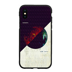 Чехол iPhone XS Max матовый Planet Zero - Shinedown, цвет: 3D-черный