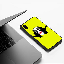 Чехол iPhone XS Max матовый PSYCHEDELIC MINIMALISM, цвет: 3D-черный — фото 2