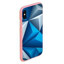 Чехол iPhone XS Max матовый Авангардная пирамидальная композиция, цвет: 3D-баблгам — фото 2