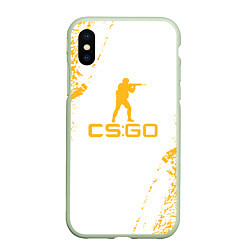 Чехол iPhone XS Max матовый Cs go КРАСКА