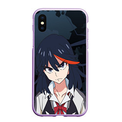 Чехол iPhone XS Max матовый Рюко Матой - Kill la Kill, цвет: 3D-сиреневый