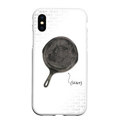 Чехол iPhone XS Max матовый Skillet - альбом, цвет: 3D-белый