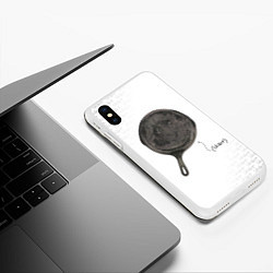 Чехол iPhone XS Max матовый Skillet - альбом, цвет: 3D-белый — фото 2