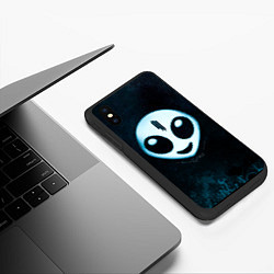 Чехол iPhone XS Max матовый Recess - Skrillex, цвет: 3D-черный — фото 2