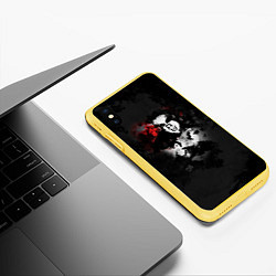 Чехол iPhone XS Max матовый Stranger Things Trio, цвет: 3D-желтый — фото 2