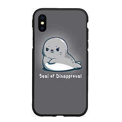 Чехол iPhone XS Max матовый Seal of Disapproval