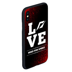 Чехол iPhone XS Max матовый Need for Speed Love Классика, цвет: 3D-черный — фото 2