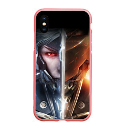 Чехол iPhone XS Max матовый METAL GEAR RISING САМУРАЙ, цвет: 3D-баблгам