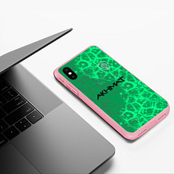 Чехол iPhone XS Max матовый Фанат ФК Ахмат, цвет: 3D-баблгам — фото 2
