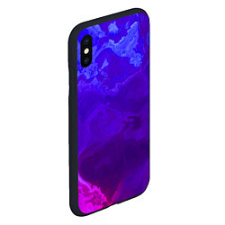 Чехол iPhone XS Max матовый Циклон Красок, цвет: 3D-черный — фото 2