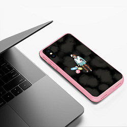 Чехол iPhone XS Max матовый Настроение на празднике, цвет: 3D-баблгам — фото 2