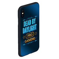 Чехол iPhone XS Max матовый Игра Dead by Daylight: pro gaming, цвет: 3D-черный — фото 2