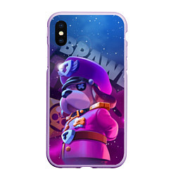 Чехол iPhone XS Max матовый Галактический генерал Гавс Brawl Stars