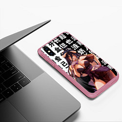 Чехол iPhone XS Max матовый Альбедо - Повелитель тьмы аниме, цвет: 3D-малиновый — фото 2
