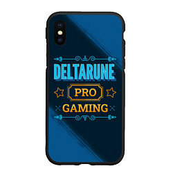 Чехол iPhone XS Max матовый Игра Deltarune: pro gaming, цвет: 3D-черный