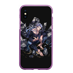 Чехол iPhone XS Max матовый Музака - Дворянство, цвет: 3D-фиолетовый