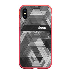 Чехол iPhone XS Max матовый Jeep - спорт