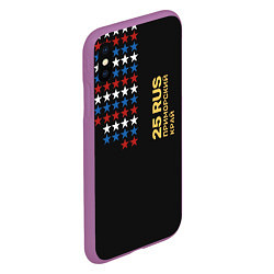 Чехол iPhone XS Max матовый 25 RUS Приморский край, цвет: 3D-фиолетовый — фото 2