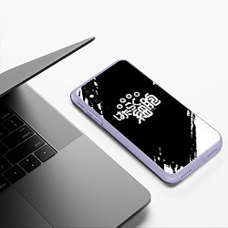 Чехол iPhone XS Max матовый Cells at Work краска, цвет: 3D-светло-сиреневый — фото 2