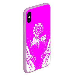 Чехол iPhone XS Max матовый Blink 182 краска, цвет: 3D-сиреневый — фото 2