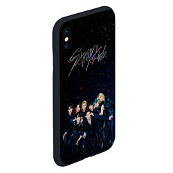 Чехол iPhone XS Max матовый Stray Kids boy band, цвет: 3D-черный — фото 2