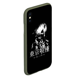 Чехол iPhone XS Max матовый Kaneki Ken: Tokyo Ghoul, цвет: 3D-темно-зеленый — фото 2